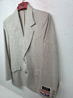 New Men’s Pioneer Wear White Suit Jacket 40 #12007 W-604