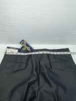New Vintage Black Circle S Polyester Pants #CP5091 XX-86