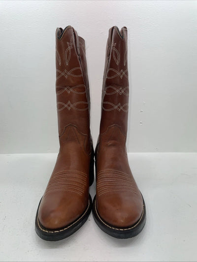 New Women’s Brown Texas Brand Cowboy Boots. M 111 8 B. 16-24