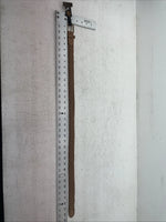 New Brown Genuine Leather Chambers Braided 35” Belt Z-11