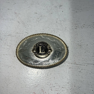 New Women’s Award Design Lions Belt Buckle. S251364 A-126
