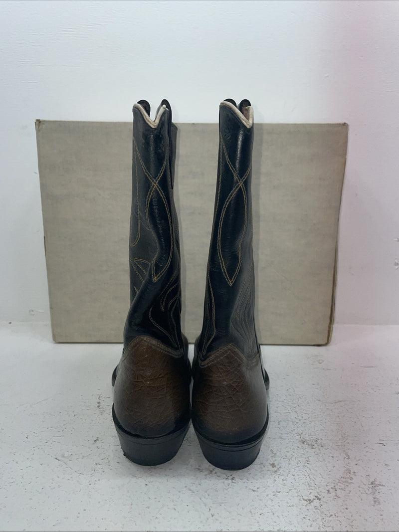 New Men’s Brown Rodeo Cowboy Boots. M 4010 10 D. 7-52