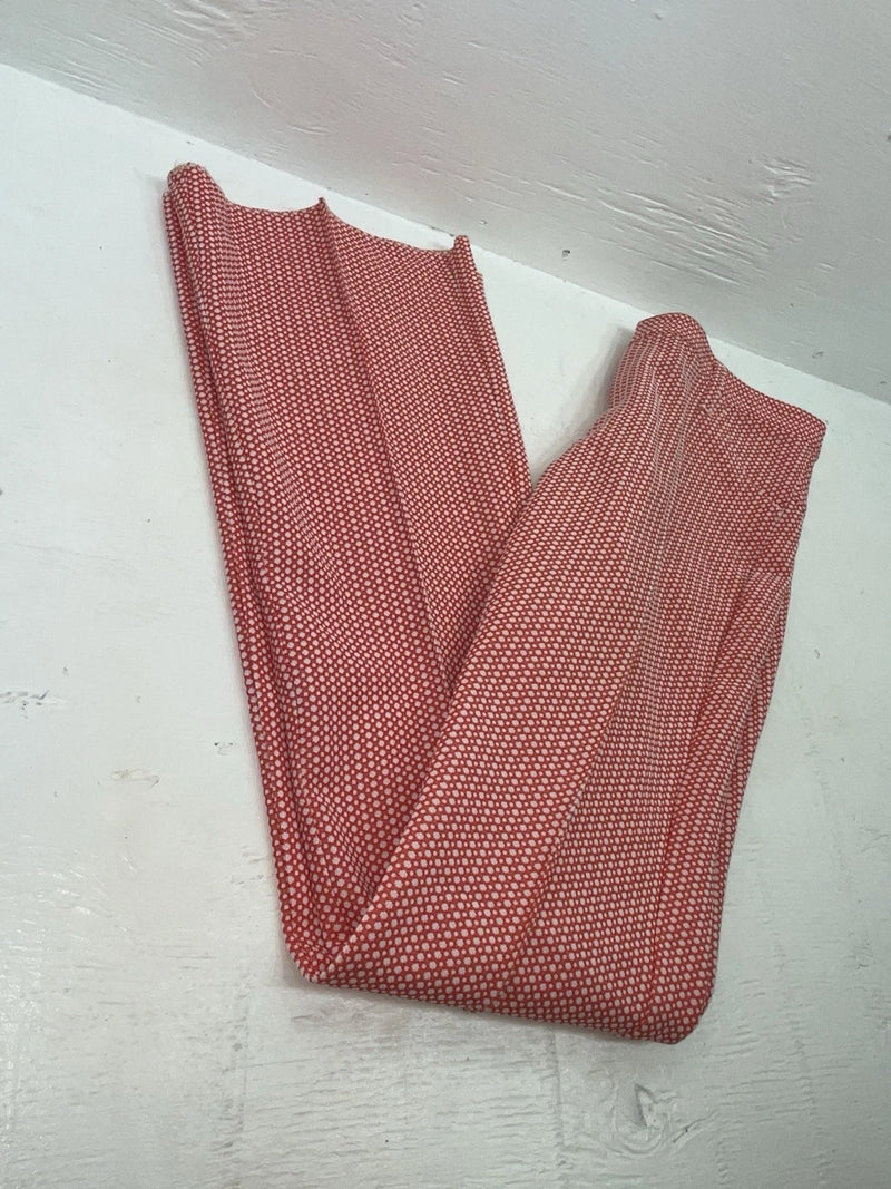 New Vintage Red Polka Dot Panhandle Slim Polyester Pants #8022 XX-59