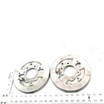 04 Honda Foreman Rubicon 500 4x4 OEM Front Brake Plate Set 45120-HN5-671 AH86