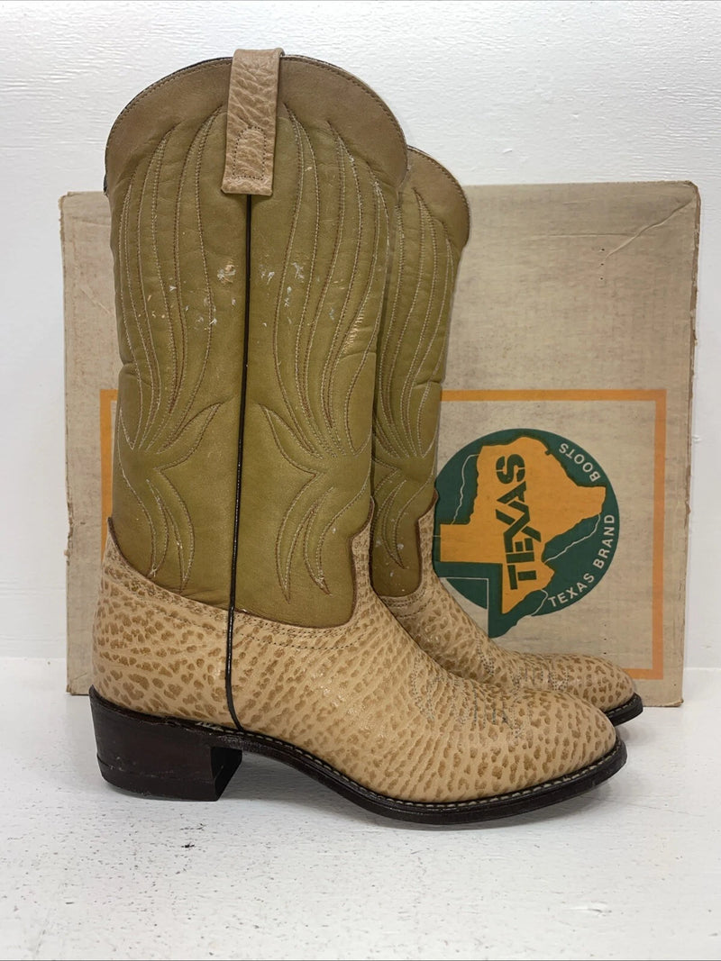 New Women’s Brown Texas Brand Cowboy Boots. 4685 8 M. 16-52