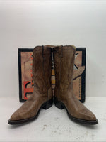 New Men’s Brown Texas Brand Cowboy Boots. 8011 10 D. 7-36