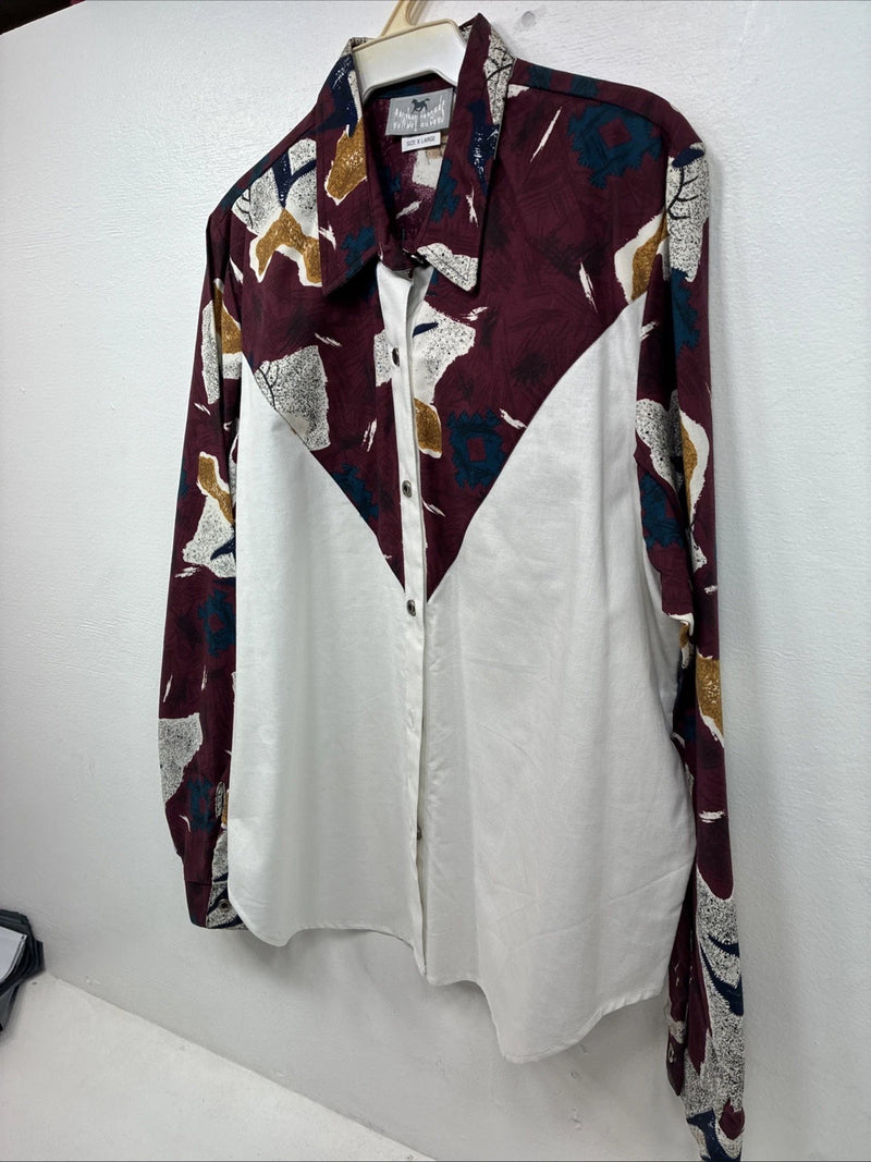 New Women’s Cowboy Threads Multicolor Long Sleeve Button Up XL II-44