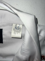 New Men’s White Champion Western Long Shirt. 15.5 X 34 Medium Pearl Snap A-176