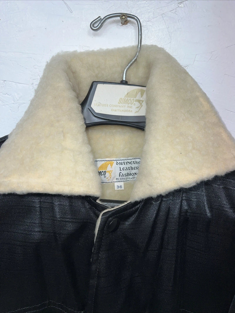 New Women’s Black SIMCO Wool Jacket 36 #6273 RR-19