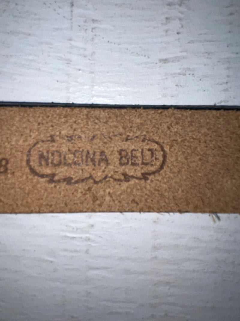New Gray Genuine Leather Nocona Tooled 18” Belt #A261 NN-79
