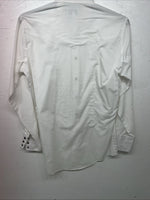 New Men’s ELY Tuxedo White Long Sleeve Button Up Small Shirt 3B-74