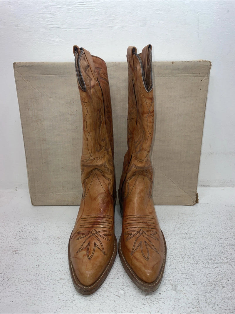 New Men’s Brown Texas Imperial Cowboy Boots. M 134 7.5 7 1/2 D. 1-83