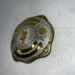 New Women’s Award Design Gold Silver Bull Rider Belt Buckle. L511878 A-135