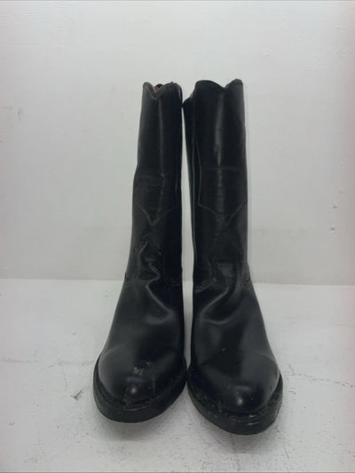 New Men’s Black Texas Brand Cowboy Boots. 8300 10 D. 6-41