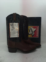 New Men’s Brown Texas Brand Cowboy Boots. 251627503 9 D. 4-116