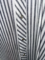 New Men’s Champion Western Striped Long Sleeve Pearl Snap 15.5 X 34 Medium B-94