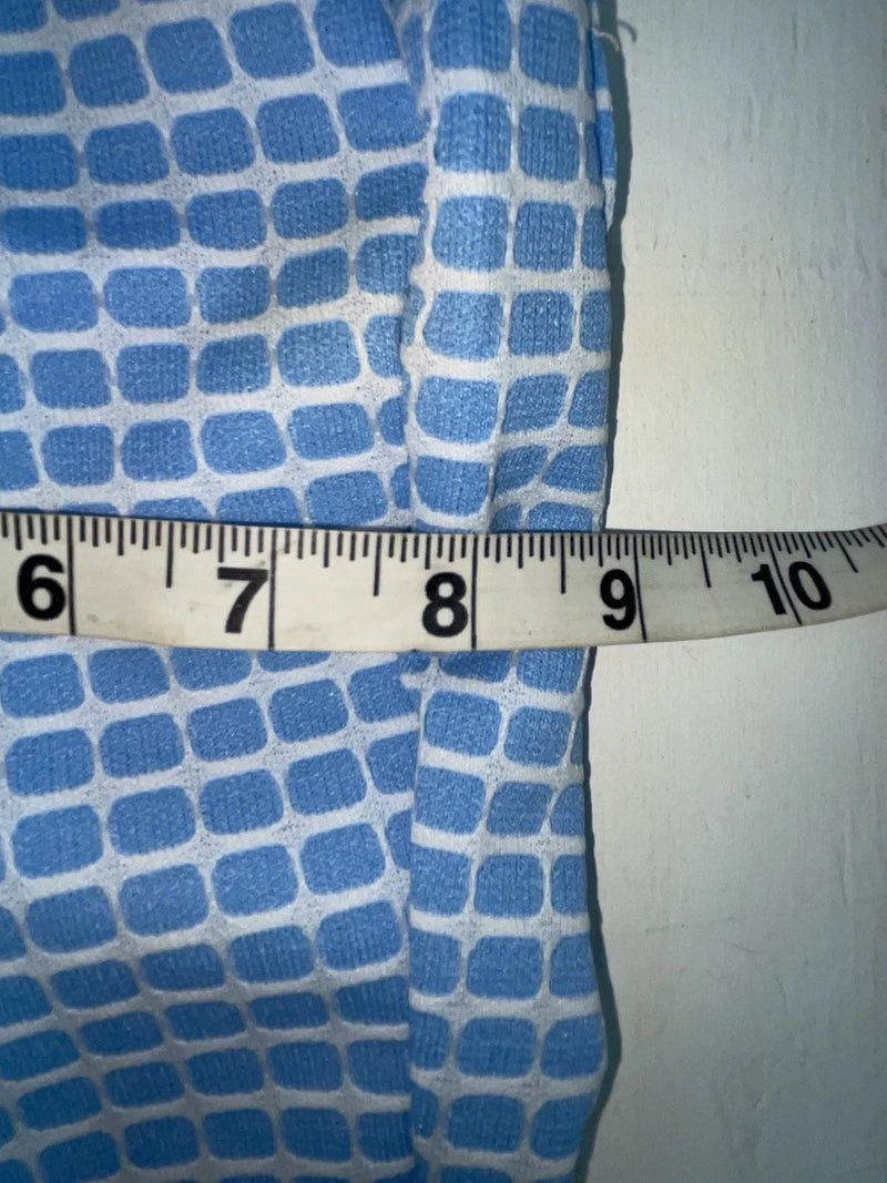 New Vintage Blue Checkered Lee Polyester Pants #2652644 VV-91