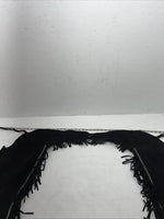 NOS Black Show Chaps With Fringe Adjustable Waist 44” N-50