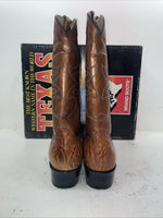 New Men’s Brown Texas Brand Cowboy Boots. 1081 10.5 10 1/2 E E. 8-38