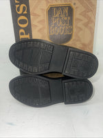 New Children’s Brown Distress Dan Post Lace Up Cowboy Boots. 9 D. 24-9