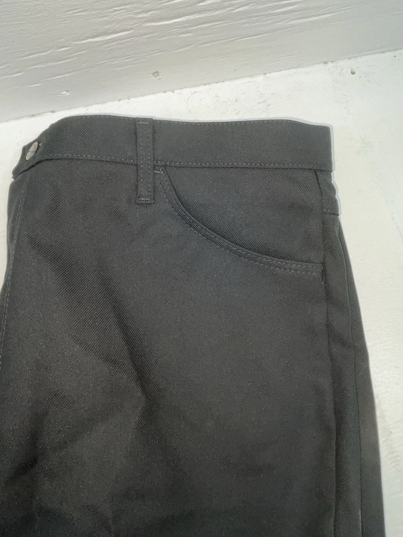 New Vintage Black Wrangler Polyester Pants #82BK SS-19