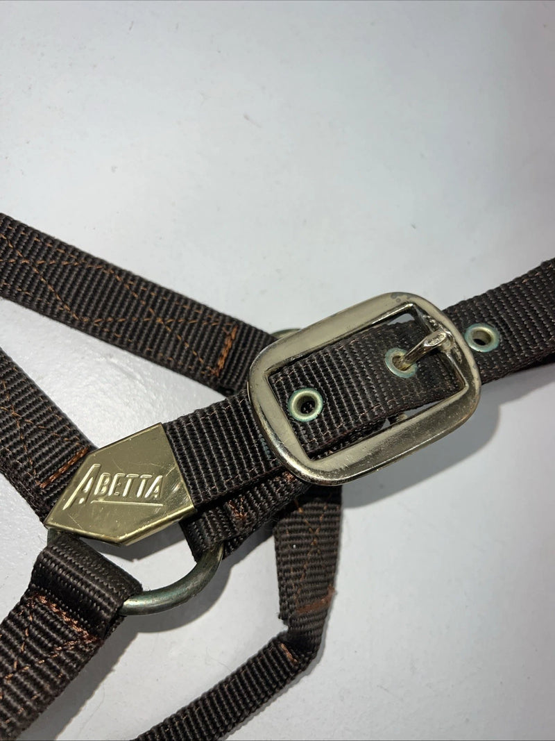New ABetta Brown Nylon Colt/Cobb Web Halter #238523 3C-8