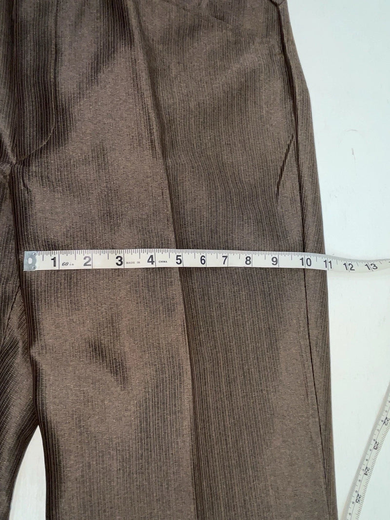 New Vintage Brown Circle S Polyester Pants #CP5091 XX-77