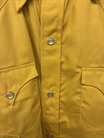 New Kids Tem Tex Yellow Long Sleeve Pearl Snap Size 12 Large LL-25