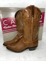 New Women’s Brown Capezio Cowboy Boots. L 394 6.5 6 1/2. 19-135