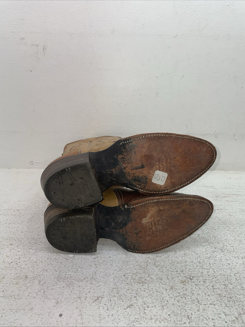 New Men’s Brown Nocona Cowboy Boots. 9013 6.5 6 1/2 D. 1-35