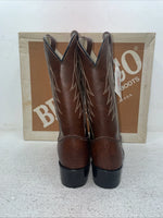 New Youth Brown Bronco Cowboy Boots. B 1894 3.5 3 1/2 D. 22-67