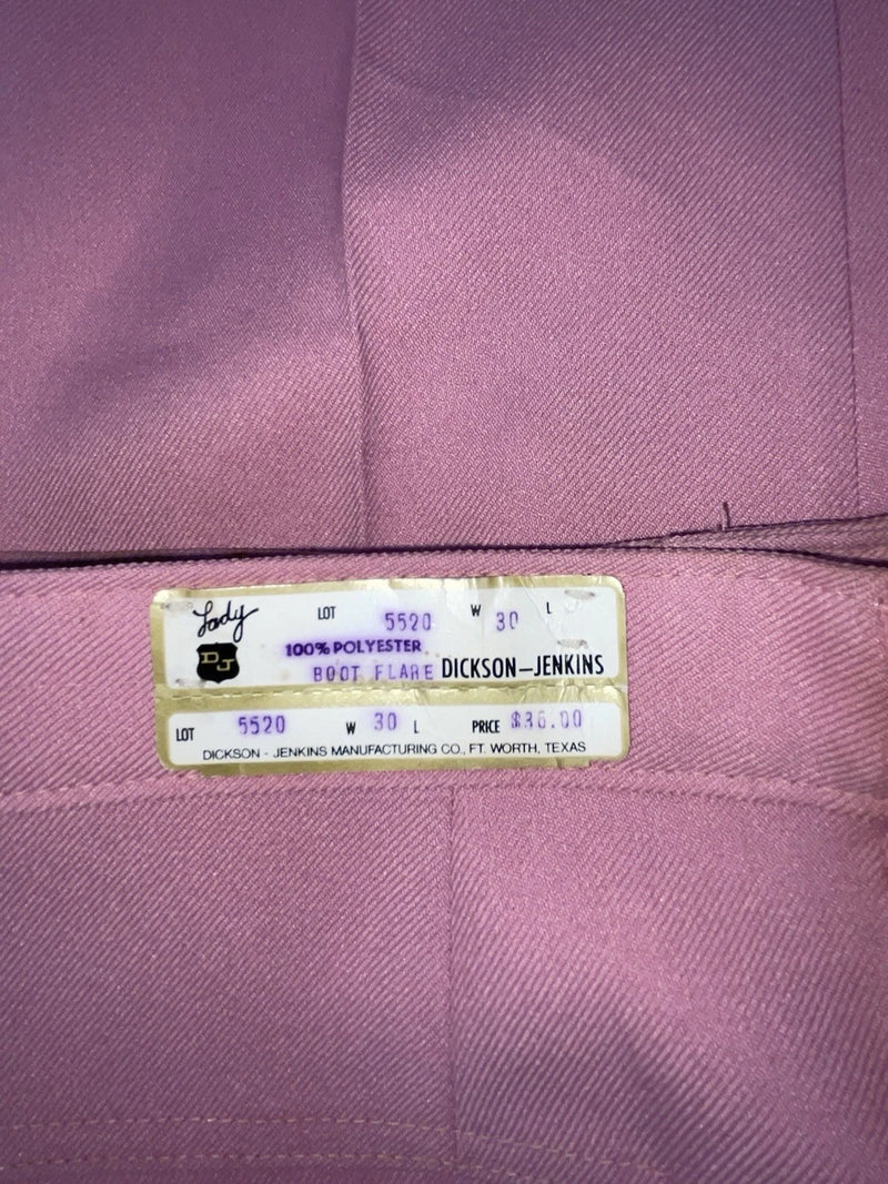 New Vintage Pink Dickson Jenkins Polyester Pants #5520 OO-84