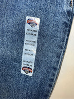 New Women’s Diamond Cut Gusset Denim Jeans. 17/18x36 K-5