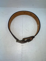 New Brown Genuine Leather Perkies Tooled 22” Belt #601 NN-51