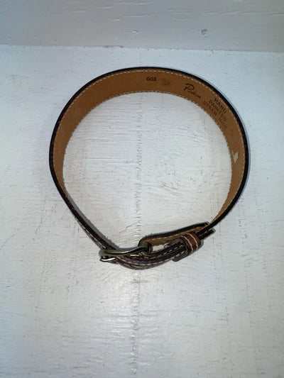 New Brown Genuine Leather Perkies Tooled 22” Belt #601 NN-51