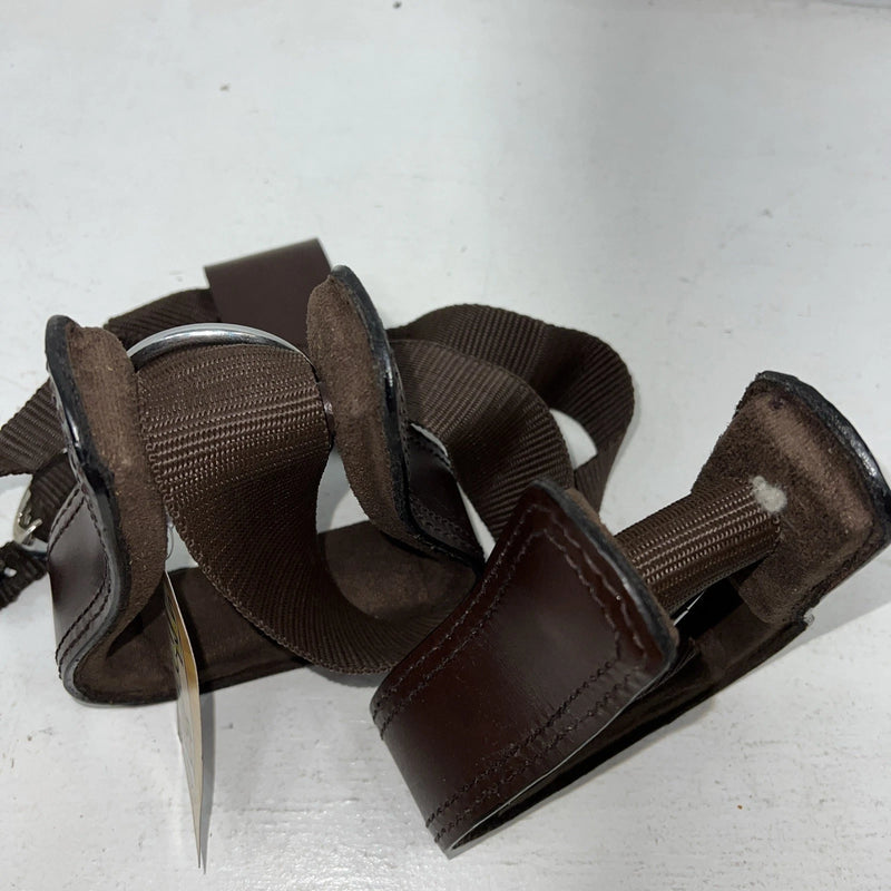 New Tough 1 Nylon Leather Kids Slip In Stirrups #72-9985 FF-7
