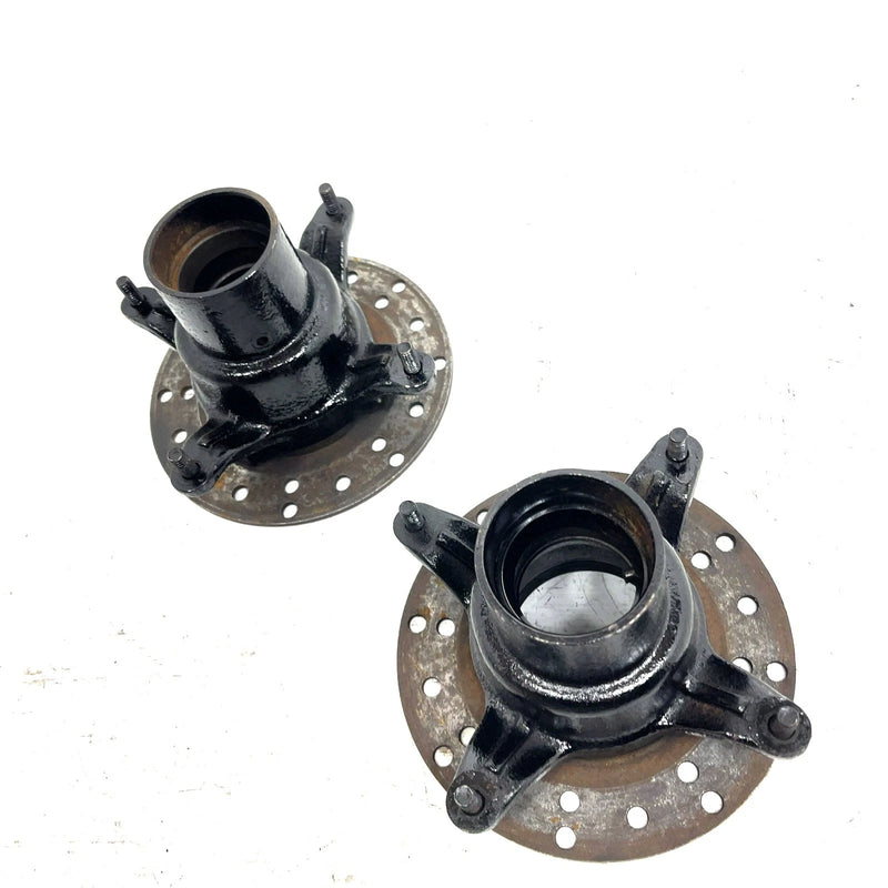 91 Polaris Trail Boss 350L 2x4 OEM Front Hub Pair W/Brake Disc 5130682 AP227