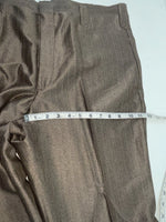 New Vintage Brown Circle S Polyester Pants #CP5091 XX-115