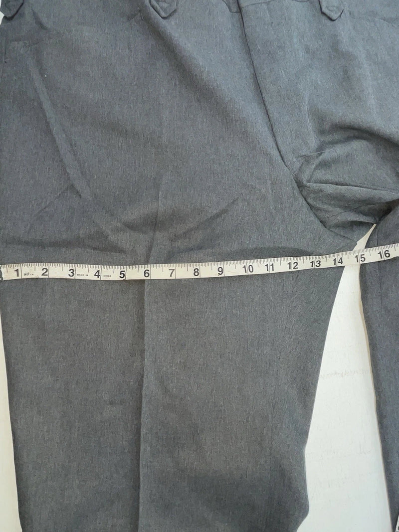New Vintage Gray Circle S Polyester Pants #CP4768 NN-160