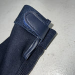 New Navy Blue Cross Country Cotton Pebble Riding Gloves Large E-504