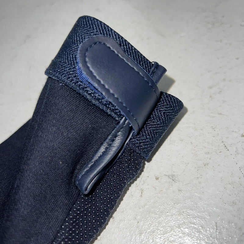 New Navy Blue Cross Country Cotton Pebble Riding Gloves Large E-504