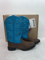New Kids Blue Nocona Cowboy Boots. N K 5050 4.5 4 1/2 D. 23-119