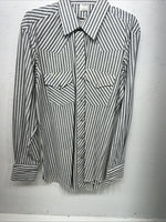 New Men’s Stripped Champion Westerns Pearl Snap Long Sleeve Shirt. 16x34 L P-26