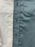 New Kids Cowboy Threads Green Tan Long Sleeve Button Up Size 3 LL-16