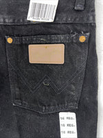 New Boys Black Wrangler Cowboy Cut Slim Fit Denim Jeans. 16 Regular P-15