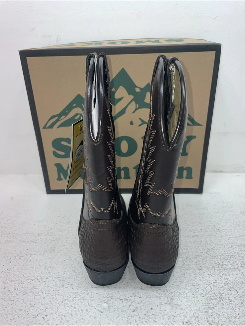 New Men’s Brown Smoky Mountain Cowboy Boots. 1073 Y 5. 2-76