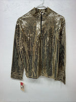 New Women’s 1849 Authentic Ranchwear Gold Show Shirt Large RR-13