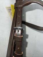 New Silver Fox Brown Cob Snaffle Bridle #20-1135-7-0 BB-16