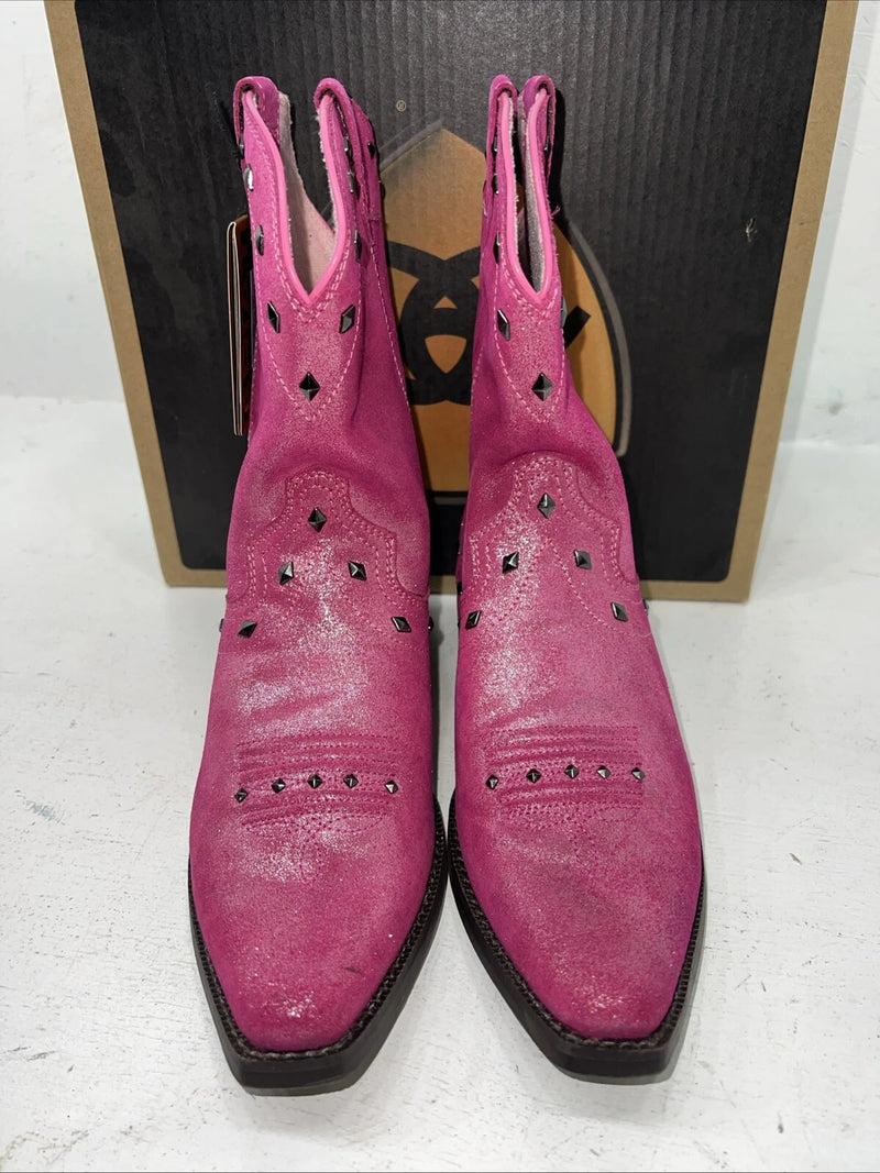 New Children Ariat Pink Cowboy Boots. 6 M. 24-49