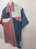 New Men’s Cowboy Threads Multiple Color Short Sleeve Button Up Medium B-97